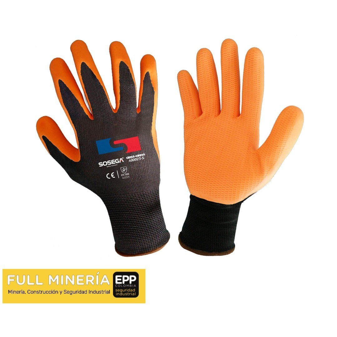 Guante de seguridad criss cross nitrilo Sosega
