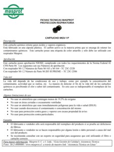 Cartucho MGV1P MASPROT