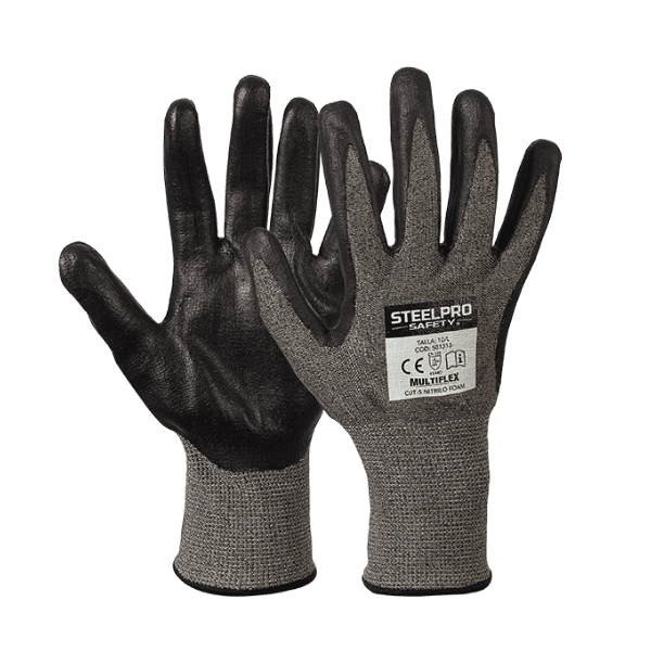 Multiflex Nitrilo Cut 5 Foam, Steelpro