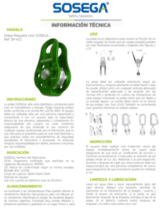 Polea sencilla p cuerda