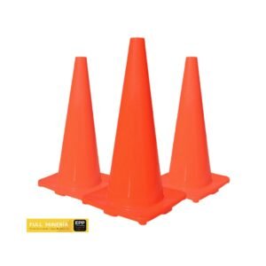 Cono de Señalización Vial de 90 cm con Base