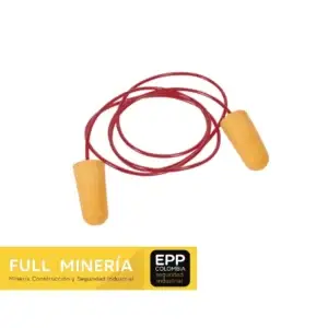 Tapón Espuma Con Cordón Steelpro