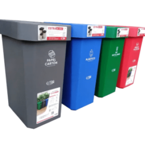 Caneca plástica de 10 lts tapa - Imagen 2