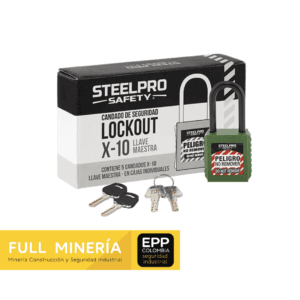 Candado Grillete Nylon Steelpro
