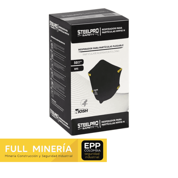 Respirador M9910 Negro Steelpro