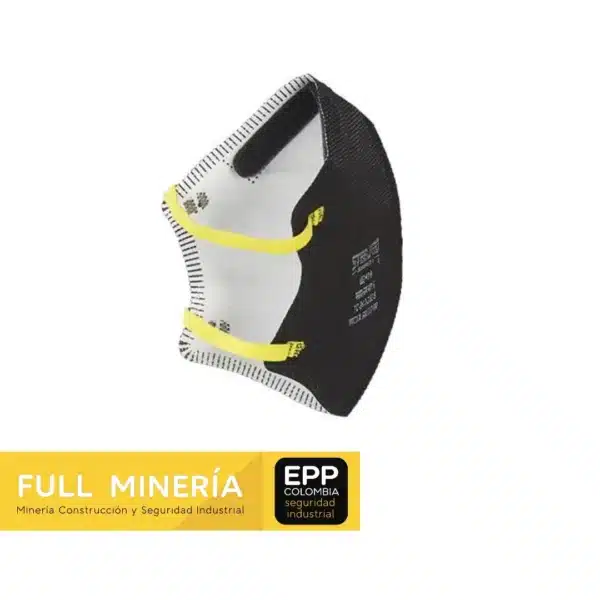 RESPIRADOR M9910 STEELPRO PLEGABLE NEGRO  NIOSH N95 - Imagen 3