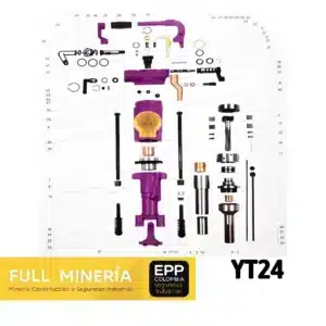 Partes piezas y repuestos perforadora YT24